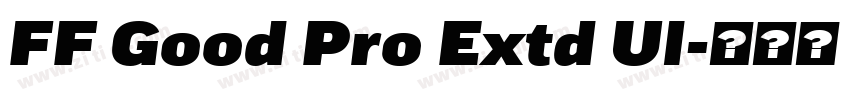 FF Good Pro Extd Ul字体转换